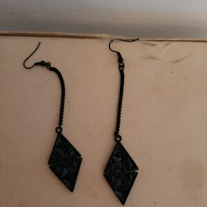 Elegant Black Dangle Earrings